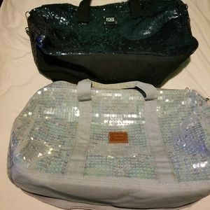 Victoria Secret Sequin Duffle bag